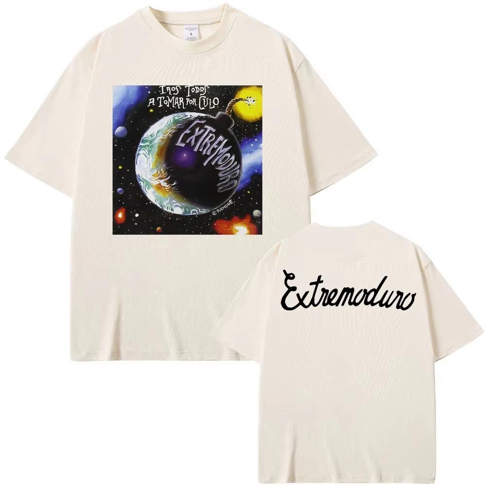 EXTREMODURO Tour 2025 Graphics T-shirts Men Women Fashion Hip Hop Short Sleeve T Shirt Casual  Oversized T-shirt