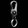 Zinc Zinc Zinc Alloy Titanium Car Keychain Business Style Titanium Keyring  Couple Gift