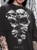 Screaming Skulls Melting Skull Gothic Horror Comfort Colors® Tshirt, Skeleton Macabre Art Dark Aesthetic Vintage Bootleg Grunge Tee