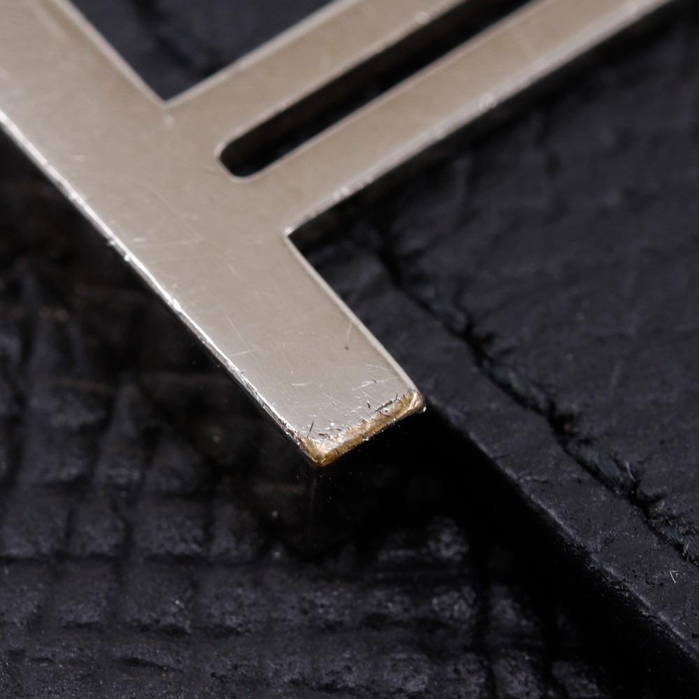 HERMES Beansufla Purse black Epsom unisex Used