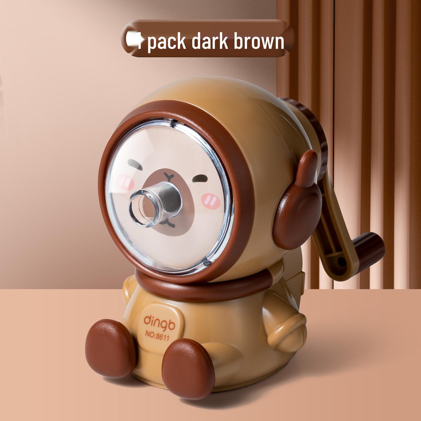 Dingbang Hand-Crank Automatic Pencil Sharpener for Children – Suitable for Boys and Girls