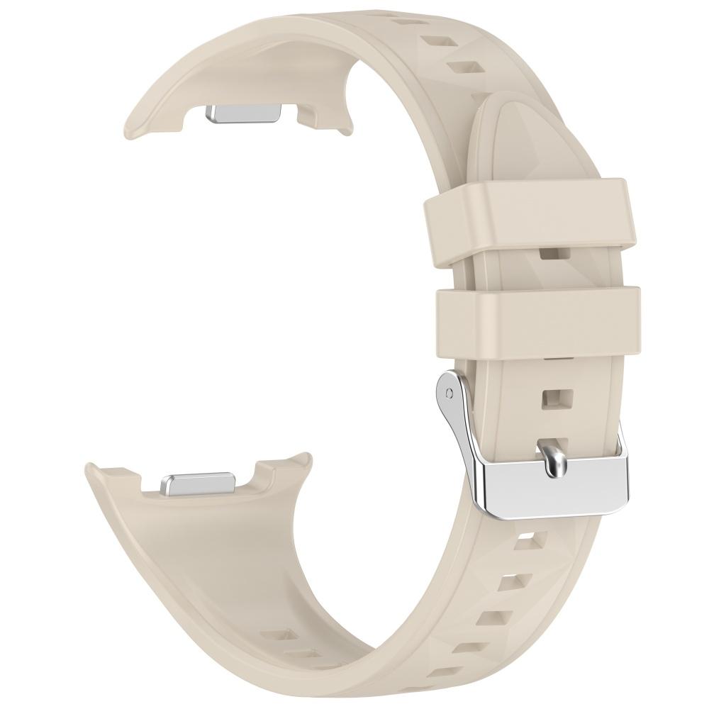 Pulseira de Relógio Para Samsung Galaxy Watch 8 44mm 40mm Pulseira de Silicone Respirável Para Samsung Watch 8 Classic 46mm Pulseira