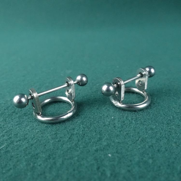 Extended Lengthening Nipple Clamp for Intense Double Peak Stimulation