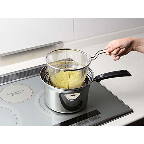 Pearl Metal Strainer for Saucepans (16cm & 18cm), Boil Cook, HB-5678