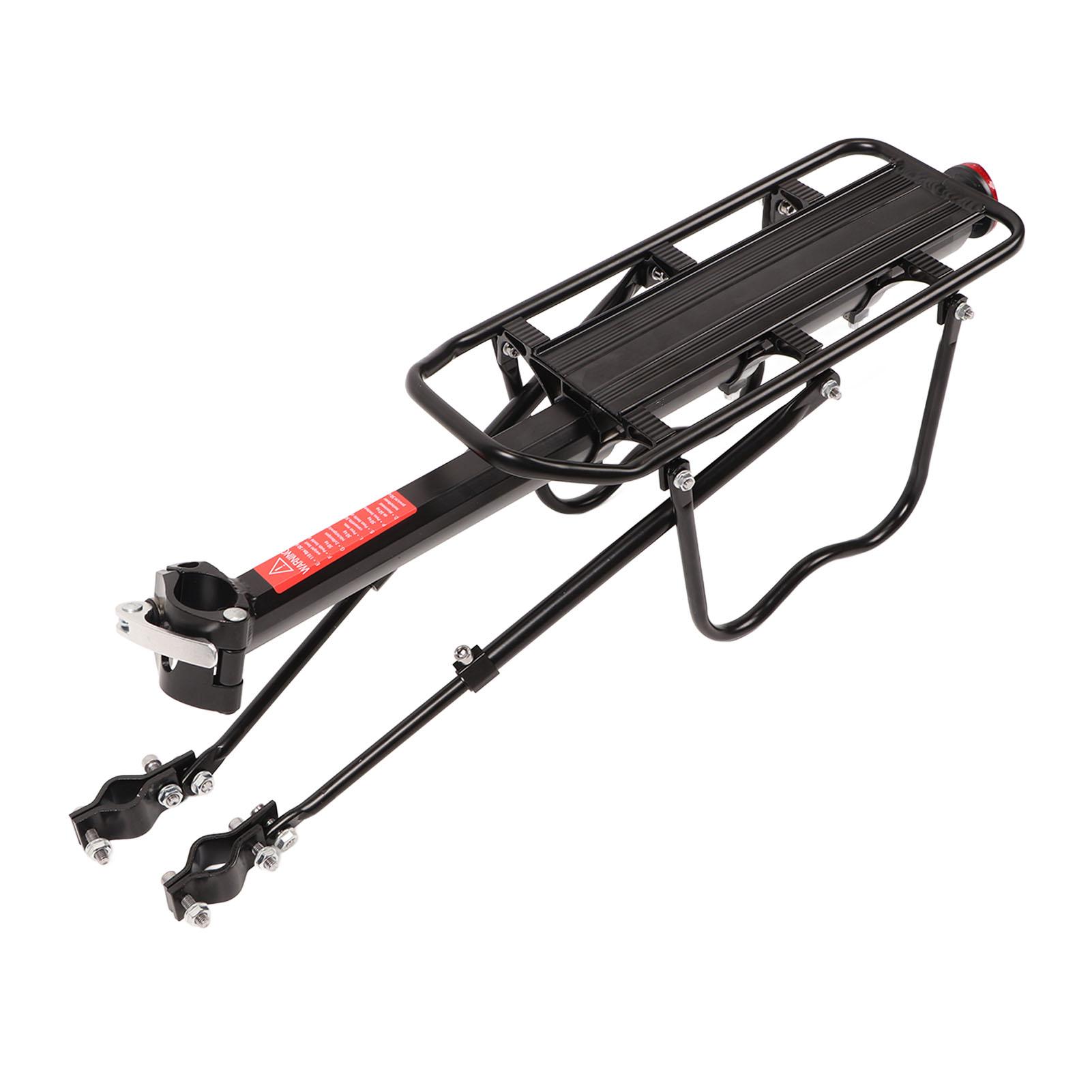 

Задняя стойка для велосипеда Универсальная полубыстросъемная легкая стойка для перевозки велосипедов из алюминиевого сплава и пластика