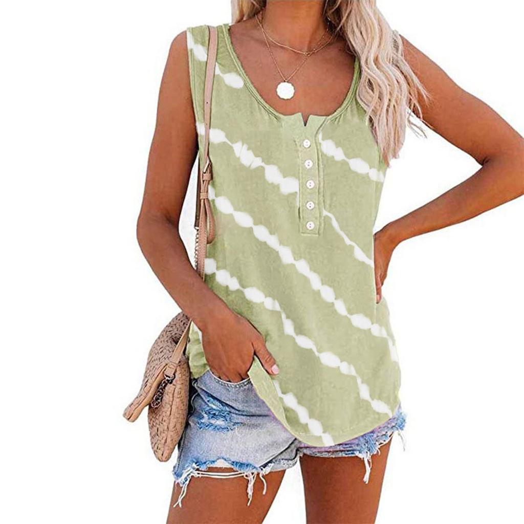 Womens Tie- Tank Tops Sleeveless Scoop Neck Shirt Summer Casual Workout Tees
