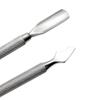 Thin Stainless Steel Nail Art Cuticle Pusher and Burr Remover