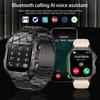 2025 New Military Grade Smart Watch Men 1.96" AMOLED Screen 5ATM Waterproof Sports Fitness Tracker BT Call Smartwatch For Xiaomi