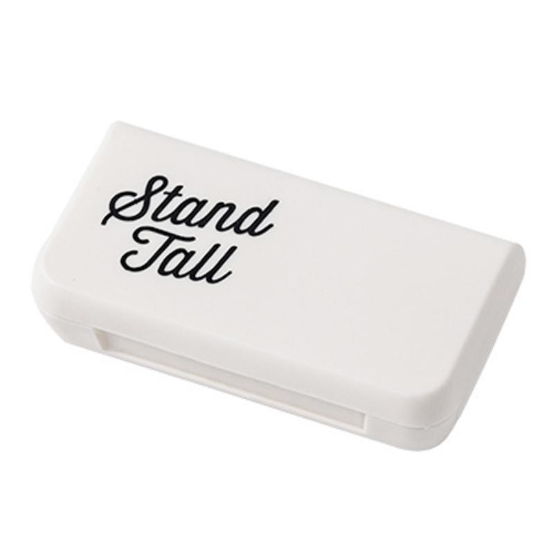 Portable Pill Box With 3 Compartments Cute Pattern Sealed Lid Perfect For Travel Outdoor Daily Medicine Use