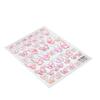 Nail Stickers Elegant False Nail Decorations Removable Manicure Stickers Decals for Acrylic Gel Nails