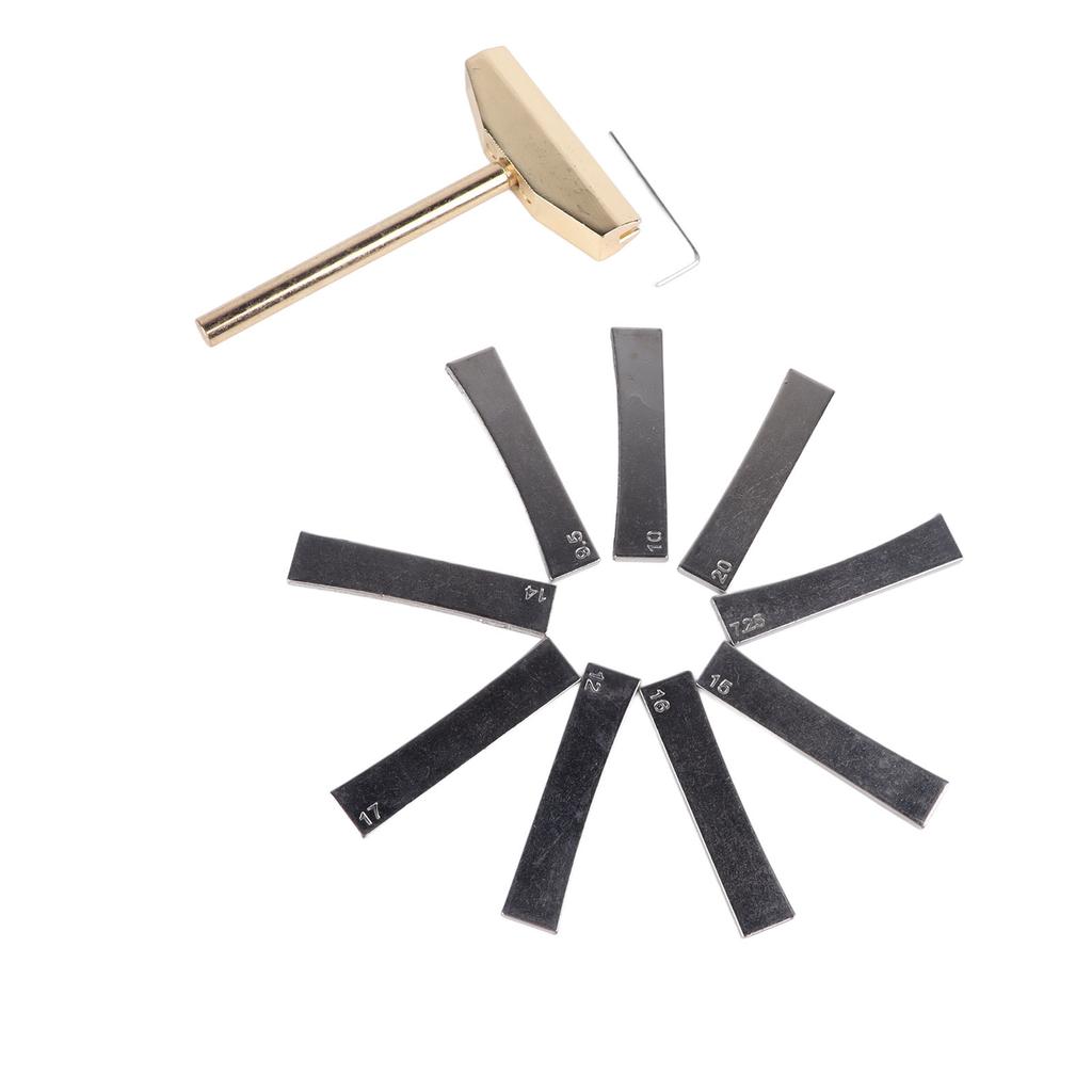 Fret Installation Set Fingerboard Fret Press Tool with Mounting Clamp Electric Guitar Repair Tools