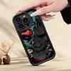 Japonia Twarz Ducha Samuraj Etui na Telefon Dla IPhone 17 16 15 13 11 12 14 Pro Max Plus Silikonowa Osłona