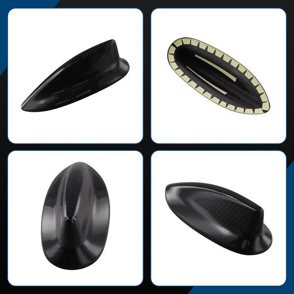 8A150-3S5-C110-M1: Genuine Carbon Fiber Shark Fin Antenna Sticker for Honda Acura