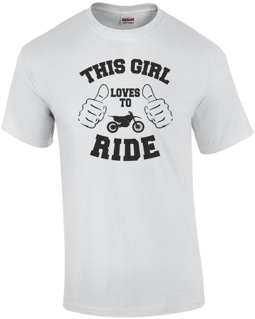 This Girl Loves To Ride T-Shirt Unisex T-Shirt