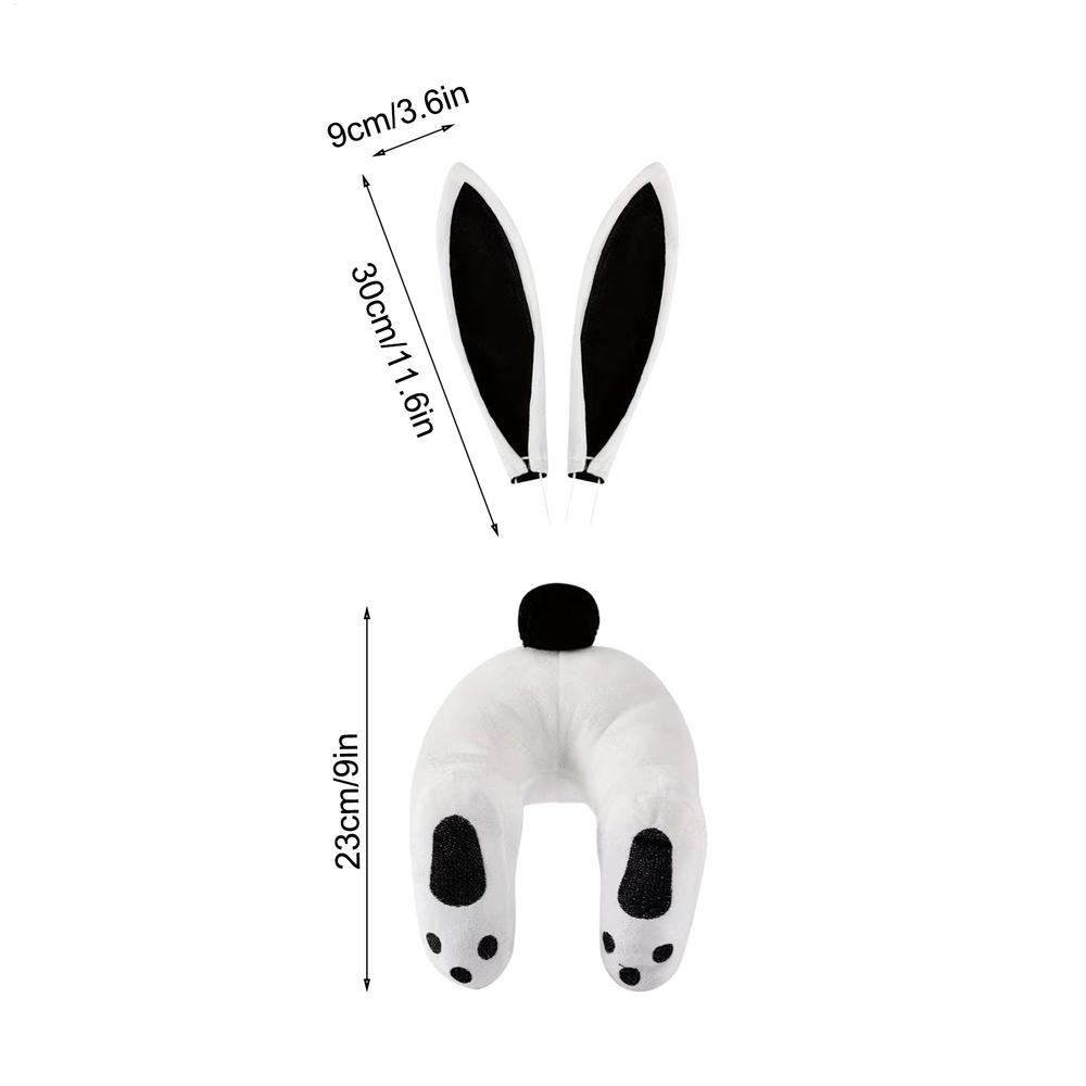 2025New Easter Bunny Butt Wreath Kit Wall Oranments Happy Easter Rabbit Home Party Creative Garland Cartoon Bunny Butt Attachmen