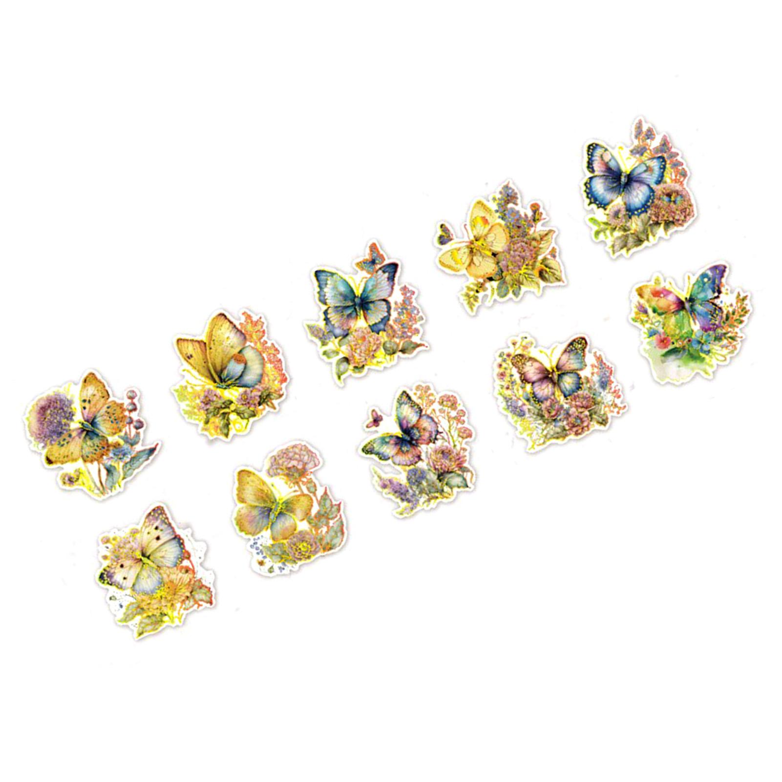 

30 шт. Наклейки для скрапбукинга Винтажные Изысканные Процесс тиснения фольгой Наклейки для DIY журналинга для