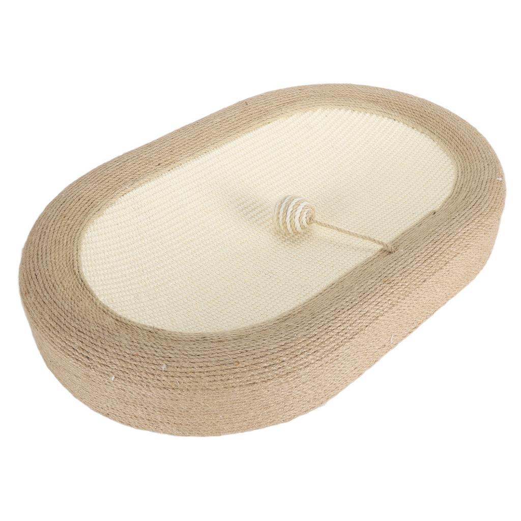 Cat Scratcher Bed 24 Inch Extra Large Anti Slip Sisal Scratching Board Bowl for Indoor Cat