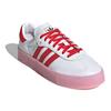 Adidas Originals Sambarose Synthetic Leather Durable Low-Top Sneakers Women Sneakers White Red FX6269