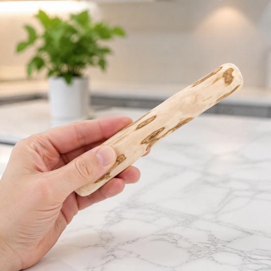 Safe Durable Dog Toys Coffee Wood Chew Toy, Wooden Puppy Teething Natural Toy Stick, Dental Health for Small Medium Large Dogs