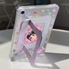 Cartoon Floral Girl Case IPad Mini 6 7 Air 4 5 10.9 Inch With Cushion Shockproof Stand Cover