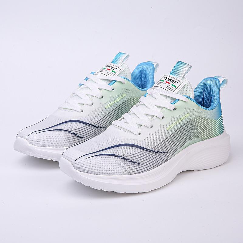 Running Shoes Autumn New Low-top Sports Shoes Mesh Fly-woven Travel Men's Shoes Trendy Casual Shoes Men