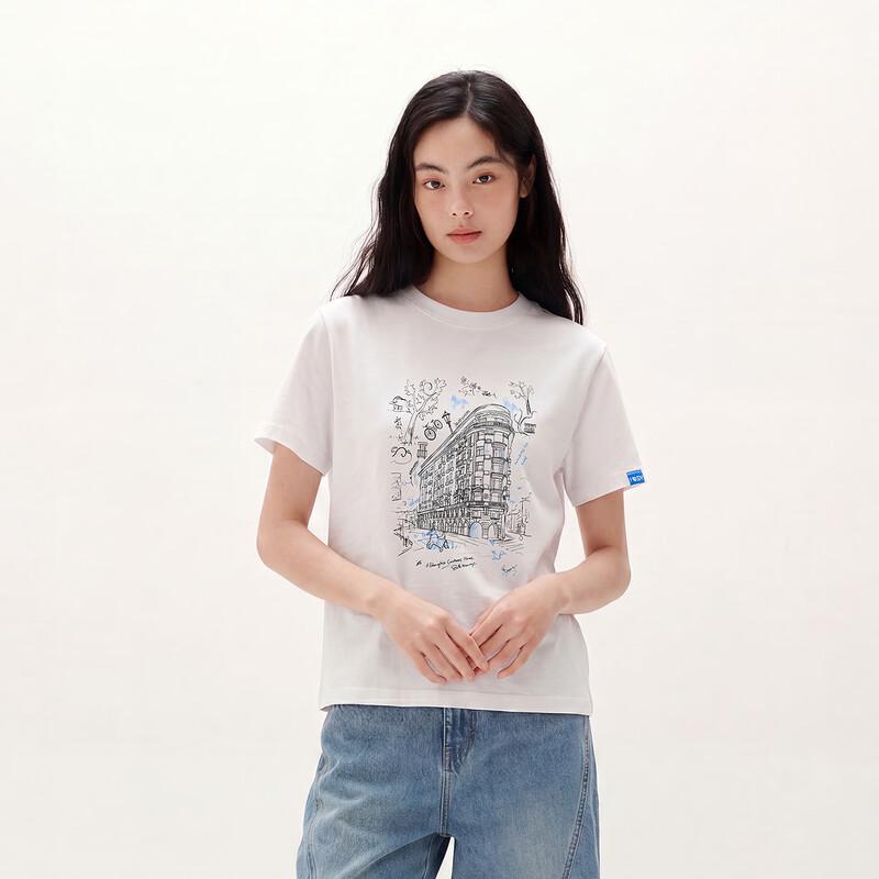 Semir Women's Printed Drop Shoulder T-Shirt