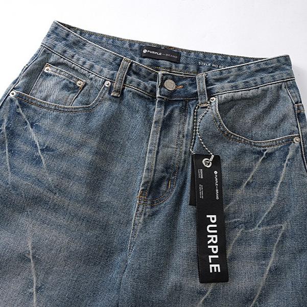 Meichao High Street Retro Vintage Casual Niche Loose Straight Fit Men Washing Jeans Pants Trousers Tide