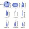 9PCS Dental Pretend Play Set Preschool Educational Dentist Play Kit with Teeth Model Fun Pretend Play Doctor Kit for Kids