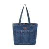 Retro Casual Tote Bag - Versatile Denim Fabric Shoulder Bag