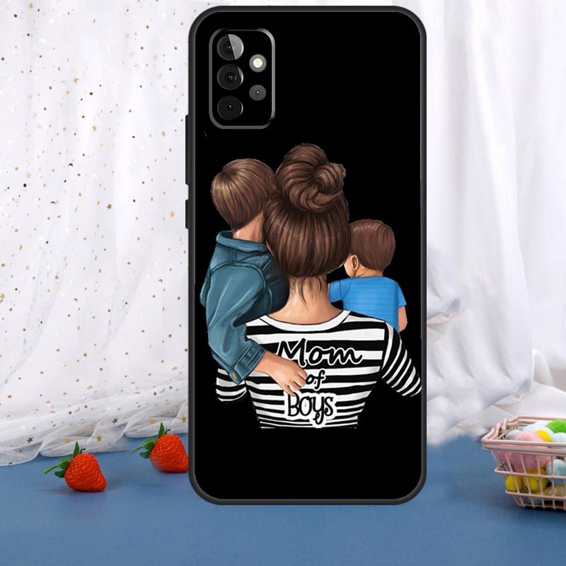 Super Dad Mom Baby Girl Twin For Samsung Galaxy A15 A55 A35 A53 A33 A13 A36 A56 A26 A16 A22 A32 A52 A54 A34 A05 A06 Case