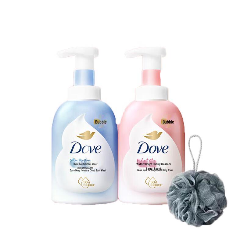 

Dove Bubble Shower Milk - Deep Clean & Cherry Blossom (2 x 400ml)