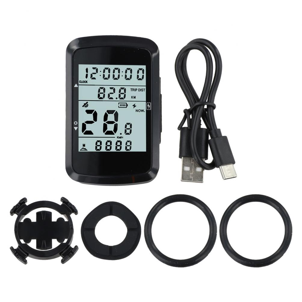 2 4 Inch LCD Bicycle Speedometer with Wireless Design and GPS Functionality