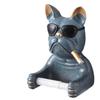 Modern European Wall-mounted Toilet Paper Holder with Sunglasses And Dog Motif. Ideal for The Home.