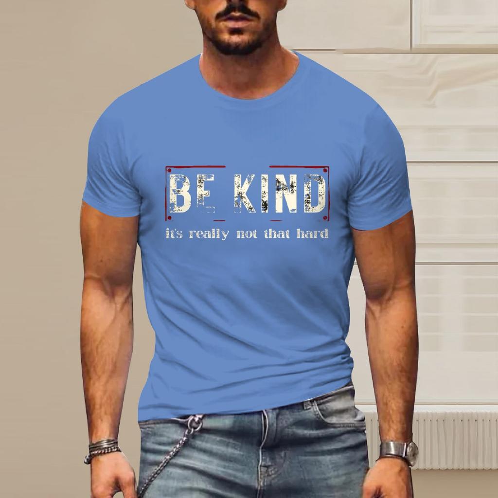 Herren T-Shirt Grafik Text Pool3D Druck Street Casual Kurzarm Bedruckte Kleidung Basic