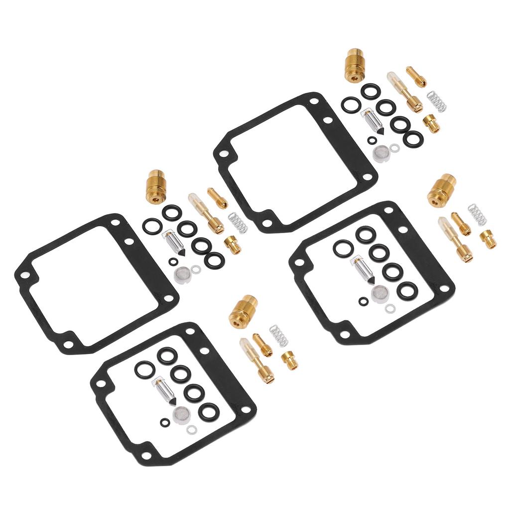 60pcs Motorcycle Carburetor Repair Kit Rubber Metal Replacement for Yamaha FZ600 1986?1988