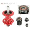 HASSNS Pro 7 32h Rear Hub Bearing 32Holes Freehub MTB Bike Four Palin 32H Rear Hub for 7-12 Speed Noisy Cube Bicycle 6 Pawl Hubs