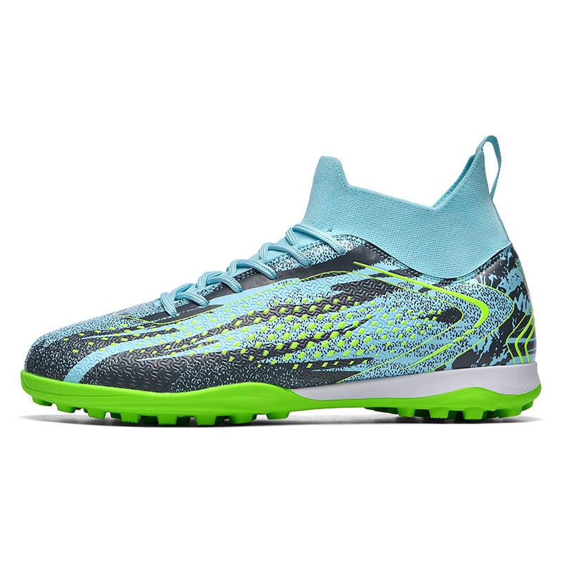 New football shoes outdoor spikes high top game comfortable grass teen