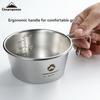 CAMPINGMOON Stainless Steel Large Capacity Sierra Cup 450ml Capacity Suitable For Camping Can Be Heated Functions As a Rice Bowl