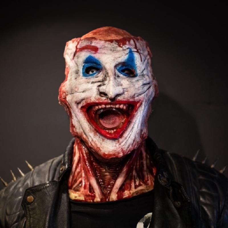 Jack Clown Double Mask Halloween Decoration Horror Skull Latex Material Two Layer Peeling Mask Masquerade Mask