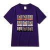 Edgy Viral Meme T Shirt Robert Pattinson Mugshot Nine Picture Grid Portrait Print Summer Ins Trendy Unisex Cotton Graphic Tops