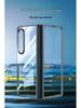 Samsung Fold4 Electroplated Phantom Transparent PC Hard Shell Case - Solid Color, Foldable Protection