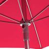 Folding Umbrella 2.3 M Anzio Red With Hydrophobic Coating