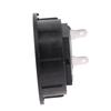 2/5Pcs Wp2-9A Speaker Terminal Board Round 2 Positions Spring Clip Binding Post Push Type Terminal Plates Pressure Fit Design