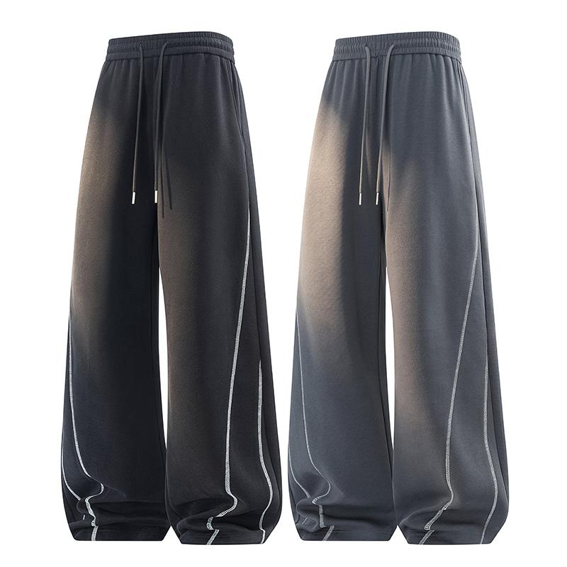 Men's Loose Straight Leg Pants, Men's Casual Pants