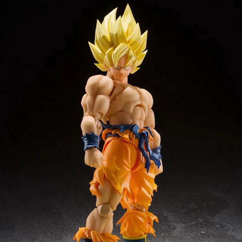 Shf Dragon Ball Z Son Goku Legendary Action Figure Pvc Movable Collection Anime 17Cm Super Saiyan Kakarotto Figurine Model Toys