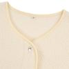 Women's Round Neck Coat Casual Fleece Coat Vintage Solid Color Long Sleeve Single Breasted for Office Party