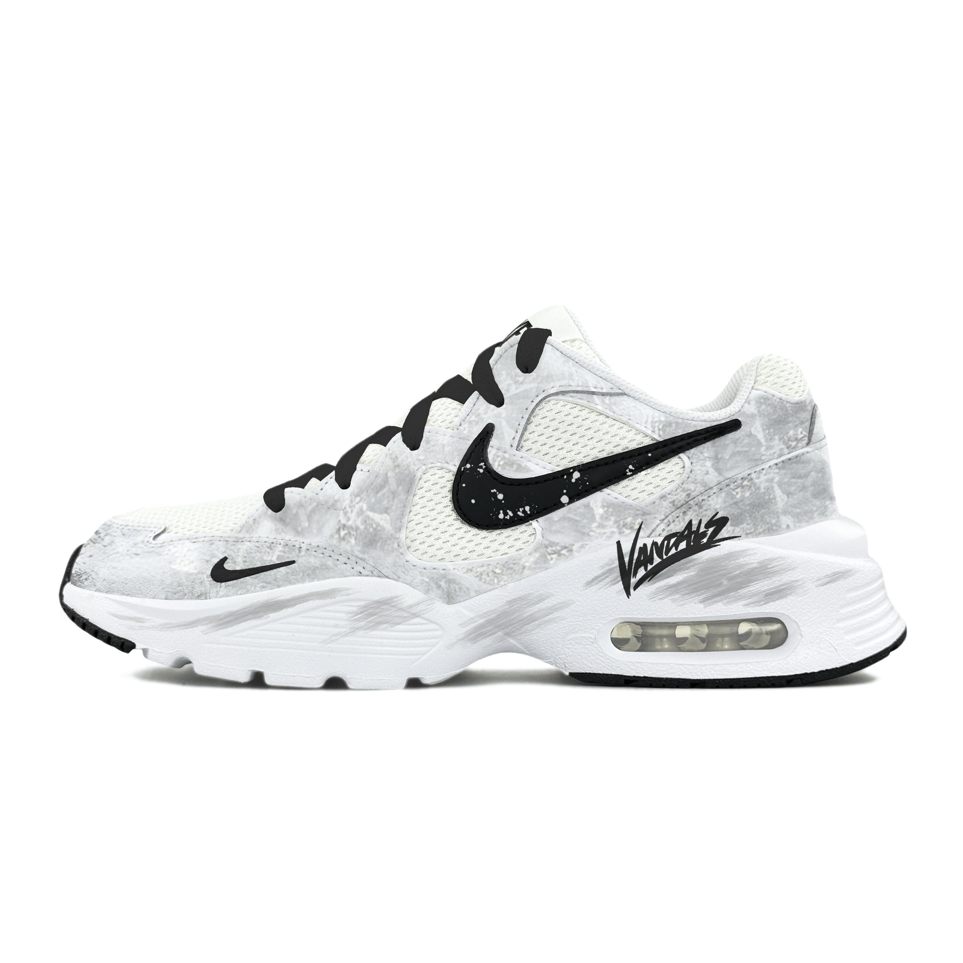 

Nike Air Max Fusion Synthetic Leather, Leather Low top Running Shoes Men s Gray CJ1670-102(Team1556) 43