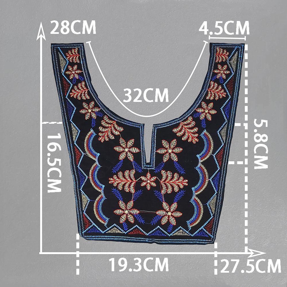 Sewing Diy Lace Ethnic Style Miao Embroidery Clothing Apparel Accessories Performance Costume Accessories Lace Embroidery Embroidery