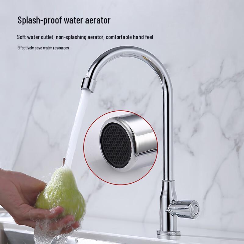 Larsd Stainless Steel Single Cold Kitchen Faucet