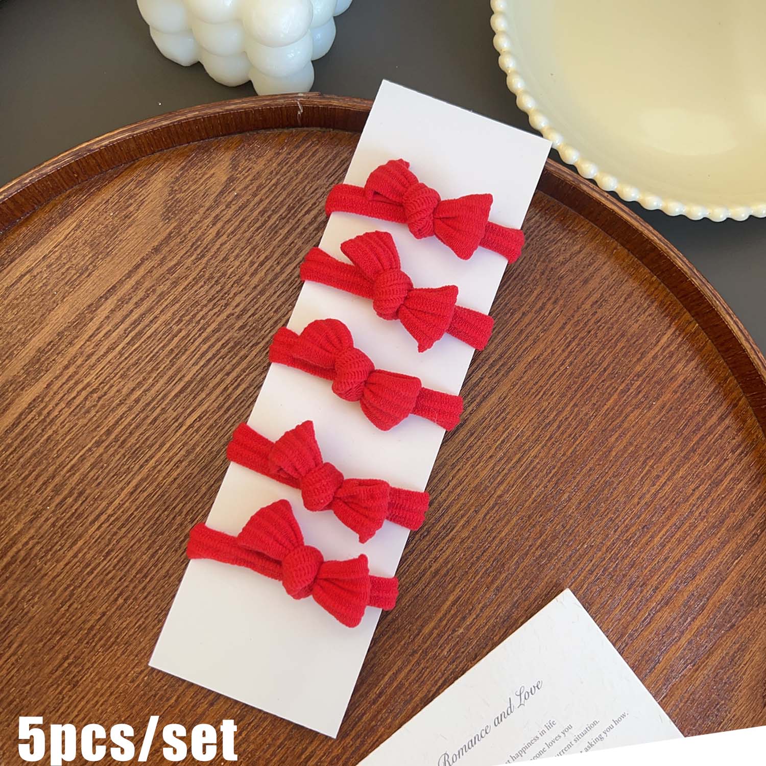 

Корейские красные милые резинки для волос с бантом для девочек, резинки для волос, простые черные эластичные резинки для волос, веревки, держатели для хвостиков, модные головные уборы красный